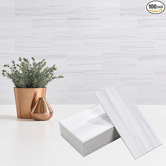 StyloVue 100 Pieces Peel and Stick Backsplash