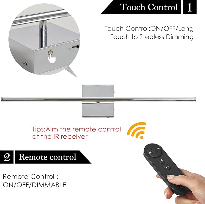 KARTOOSH Battery Operated Wall Sconces