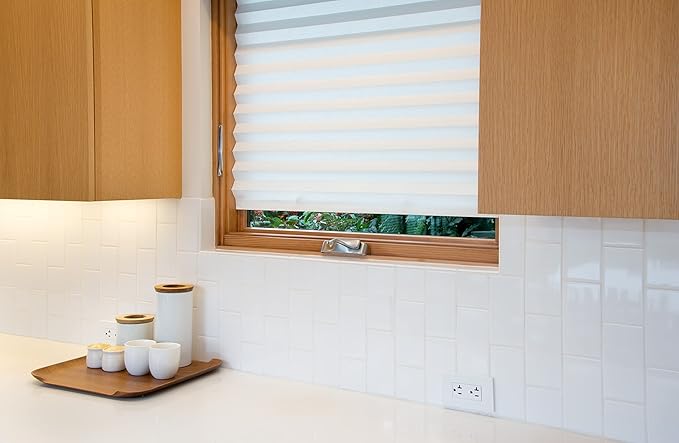 Redi Shade No Tools Original Light Filtering Pleated Paper Shade White