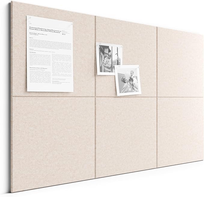 Bumusty Large Cork Board 36" x 24" Alternative