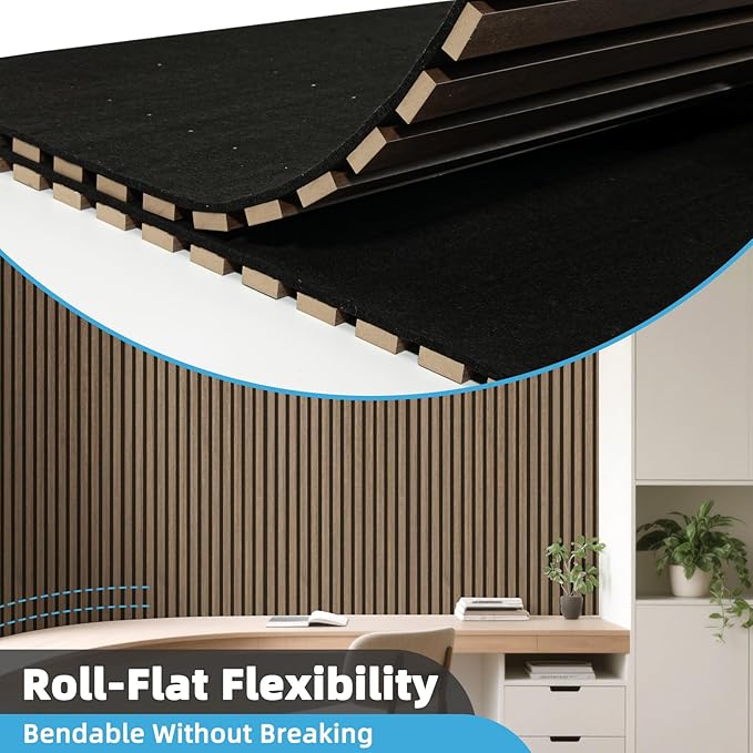 Art3d 1-Pack Acoustic Wood Slat Wall Panel