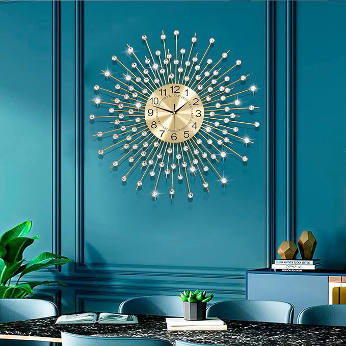 Extra Large Wall Clocks for Living Room Big Modern Wall Clock Silent Battery