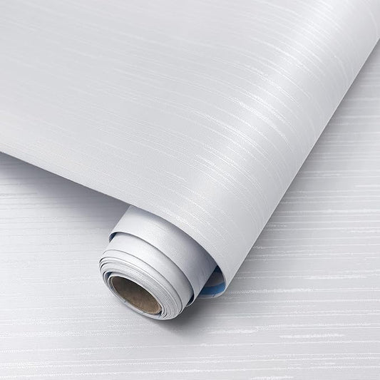 Sliver Grasscloth Peel and Stick Wallpaper Modern Grasscloth Wallpaper 15.7" x
