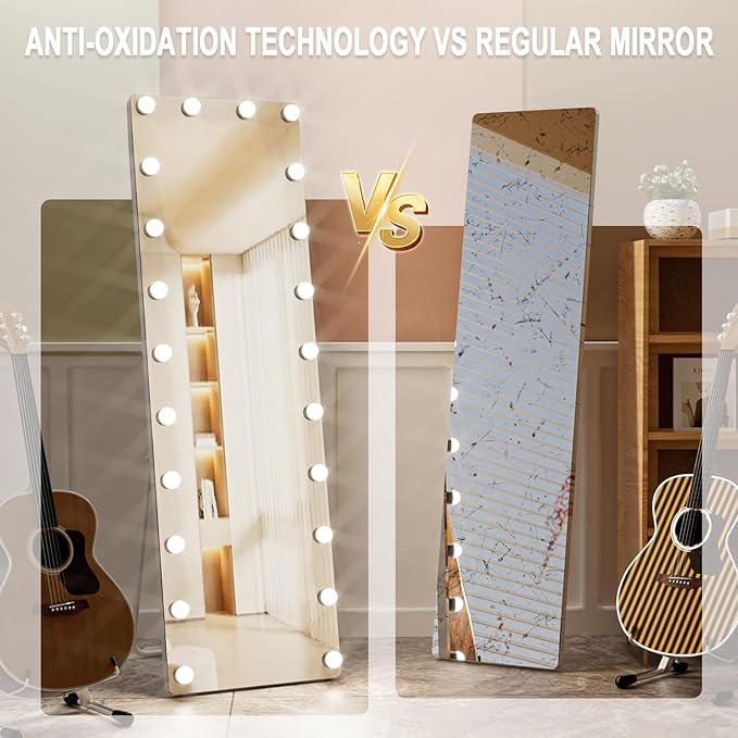 Kosmonia 64x22 Hollywood Full Length Mirror