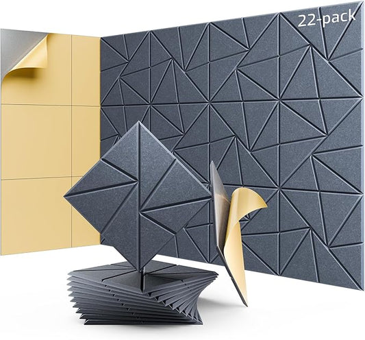 22 Pack Acoustic Panels, Sound Proof Foam Panels