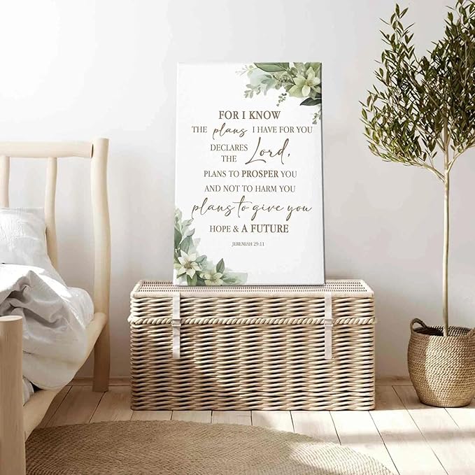 HIWX Christian Bible Verses Wall Decor,