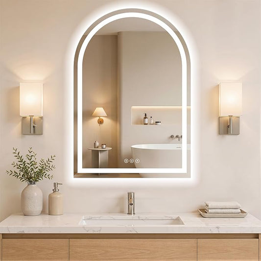 Arched LED Bathroom Mirrors