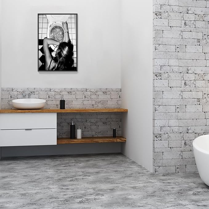 Funny Bathroom Wall Art Black and White posters Bar Disco Party prints painting