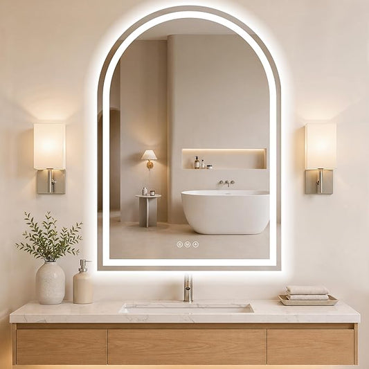 Arched LED Bathroom Mirrors