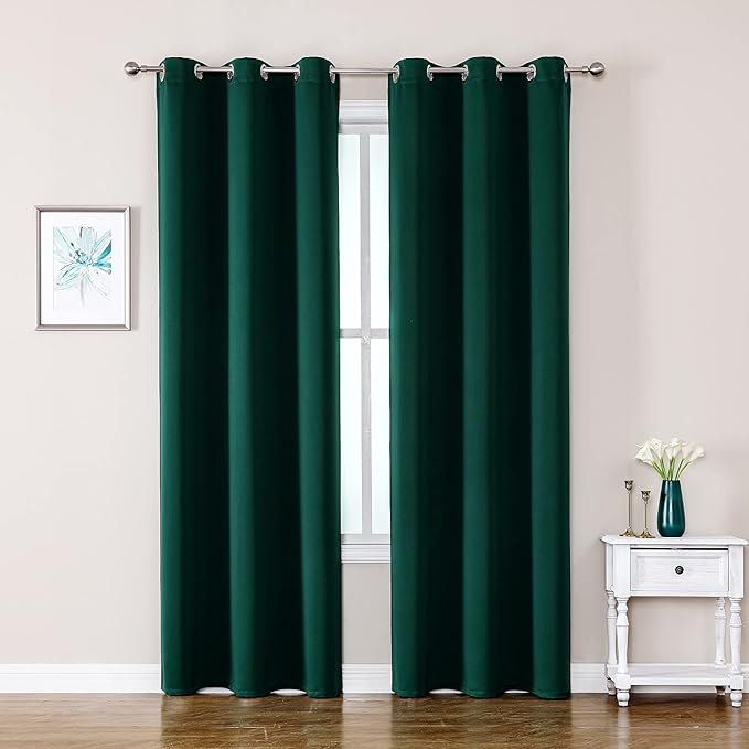 ChrisDowa Blackout Curtains 72 inches Long