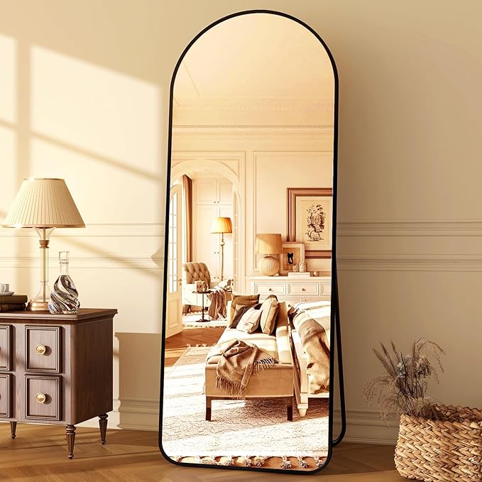 HARRITPURE 64"x21" Arched Full Length Mirror Floor Mirrors
