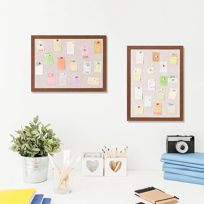 Felt Bulletin Board, 15.7''X 11.8'' corkboard Pin Board