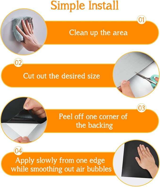 Magnetic Chalkboard Contact Paper
