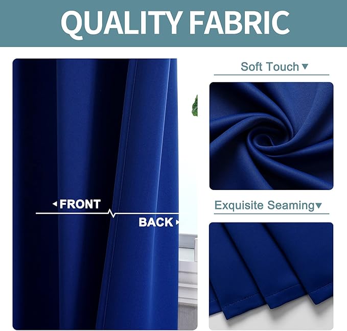 ChrisDowa Grommet Blackout Curtains