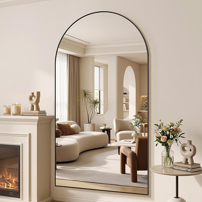 Suidia 76"x44" Arched Full Length Mirror