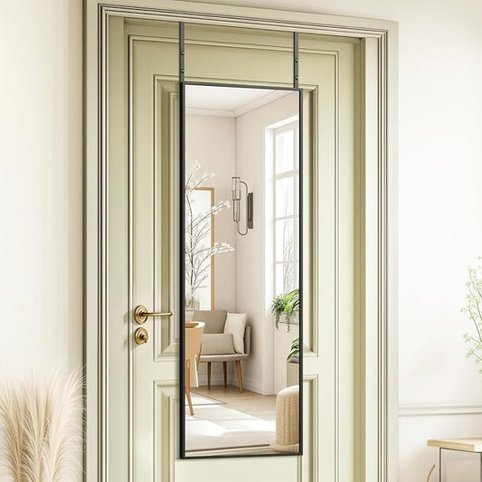 Kosmonia 48x14 Inch Full Length Tempered Glass Door Mirror