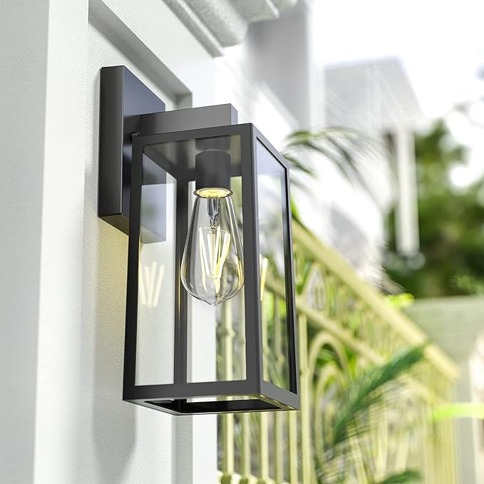 MAXvolador Outdoor Wall Sconce, Extra Large Exterior Waterproof Wall Lantern