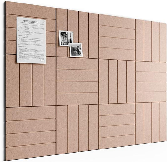 Bumusty Large Cork Board Alternative-48 x 36" Felt Bulletin Board Tiles