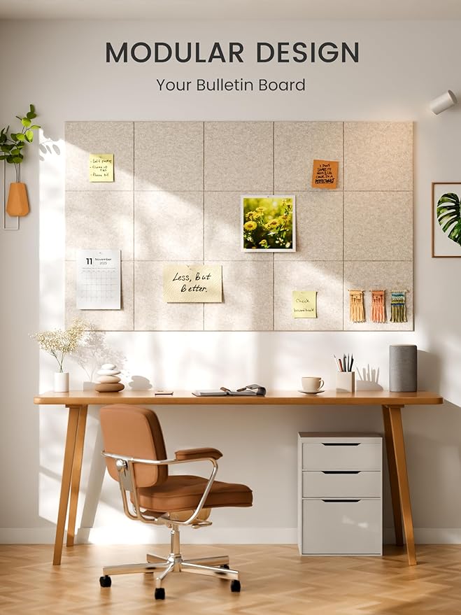 Bumusty Large Cork Board 48" x 36" Alternative