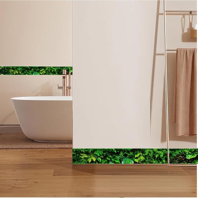 HOMETITUTE Wallpaper Border 4x196 Inch Peel and Stick Wall Border Wallpaper