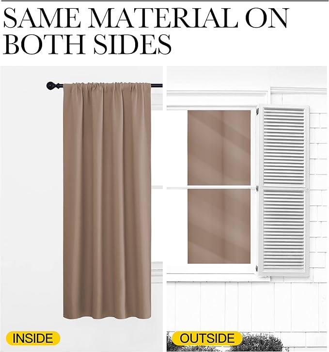 NICETOWN Kids Blackout Curtain Panels
