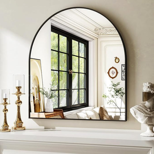 XRAMFY 31"x32" Arched Wall Mirror
