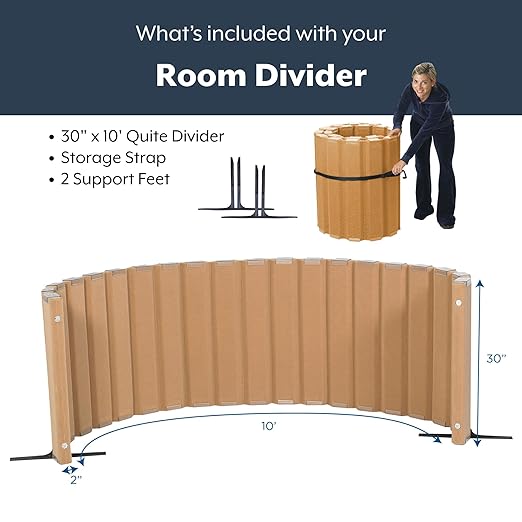 Children’s Factory 30" x 10' Quiet Divider