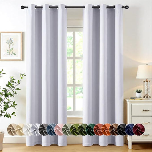 MIULEE Blackout Curtains for Bedroom Living Room 2 Panels, Thermal Insulated