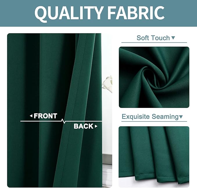 ChrisDowa Grommet Blackout Curtains