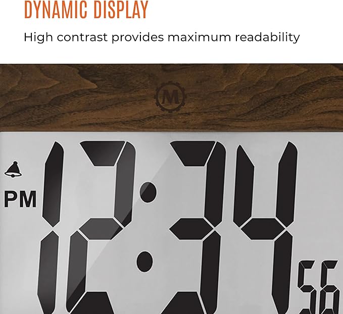 MARATHON Large Digital Wall Clock