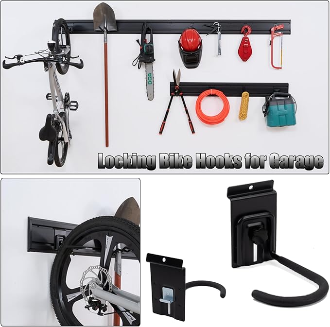 Slat Wall Accessories 28 PCS Garage Hooks Heavy Duty Slatwall Panel Hook