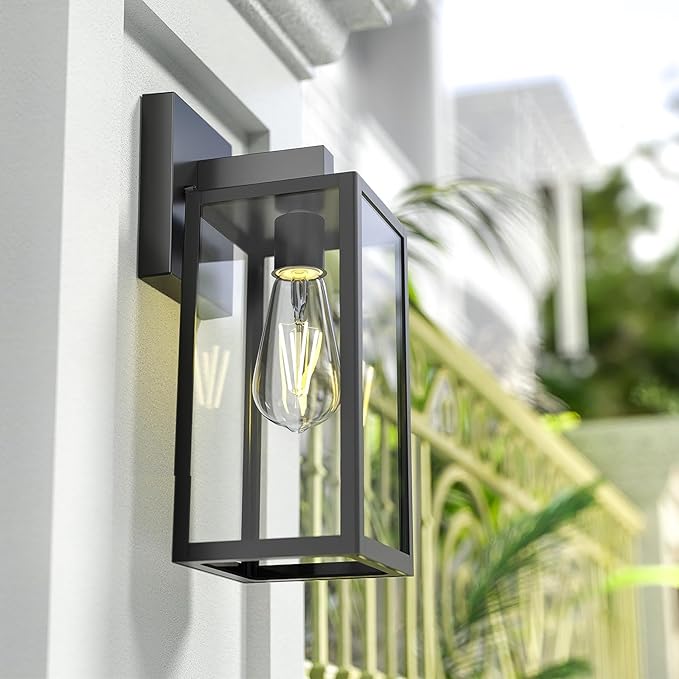 MAXvolador Outdoor Wall Sconce, Exterior Waterproof Wall Lantern Light Fixtures