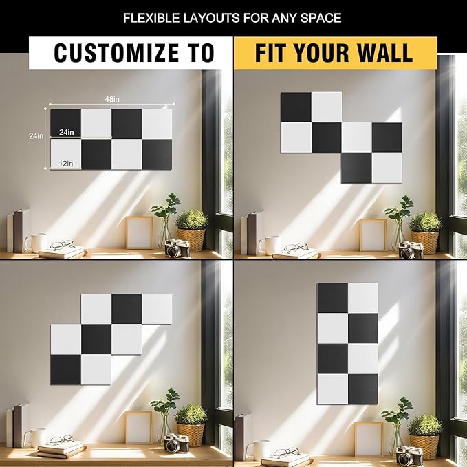 TSJOFFICE Large Cork Board for Wall