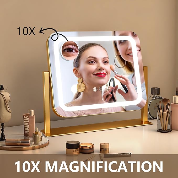 Ratsamee Gold Vanity Mirror