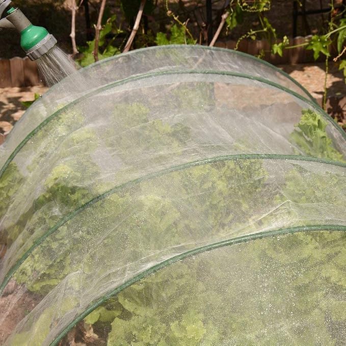6.5Ftx 25Ft Mosquito Bug Insect Bird Net Barrier Hunting Blind Garden Netting for Protect Your Plant Fruits Flower