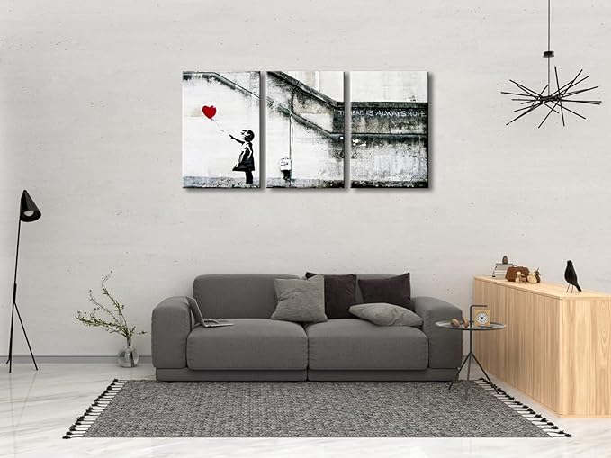 Wieco Art Banksy Grafitti Girl