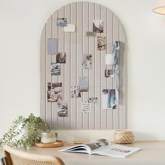 Large Arched Felt Bulletin Board