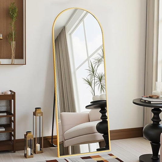 DMWOODFL 58"x18" Arched Full Length Mirror