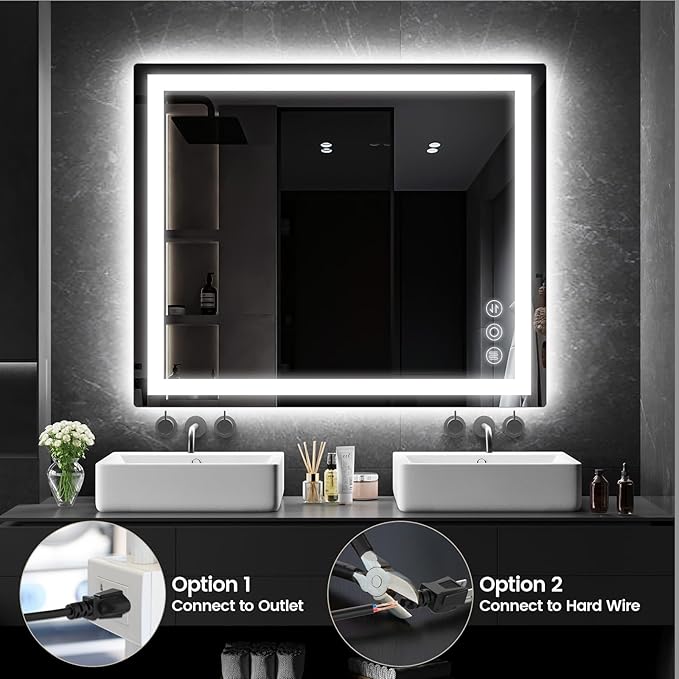 Memobarco 30"x 36" Bathroom Mirror