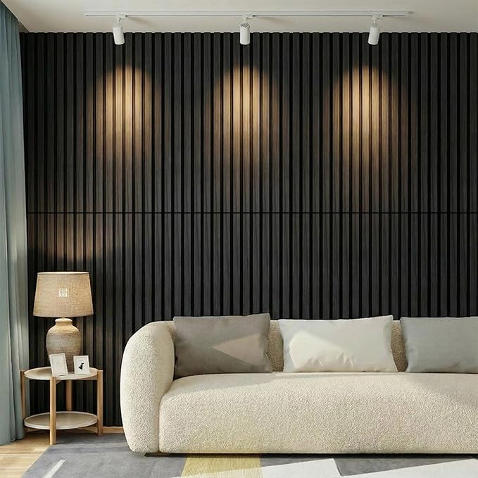 Wood Slat Acoustic Wall Panels-3D Fluted Sound Absorbing Panel