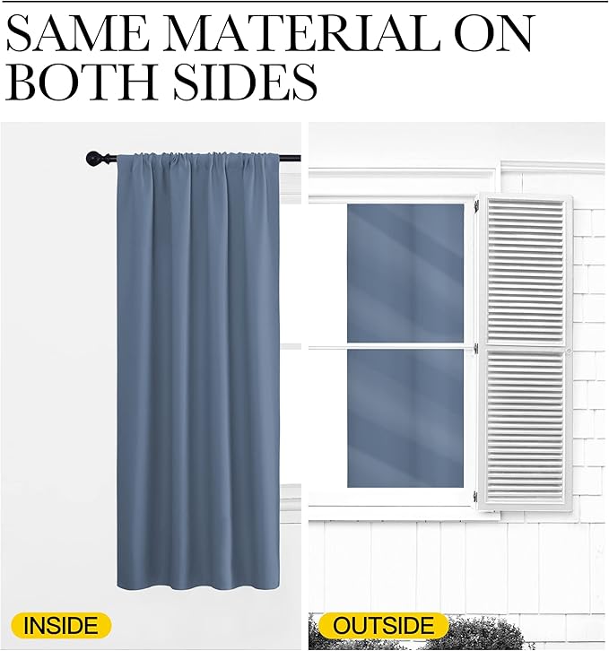 NICETOWN Blackout Curtains Window Draperies