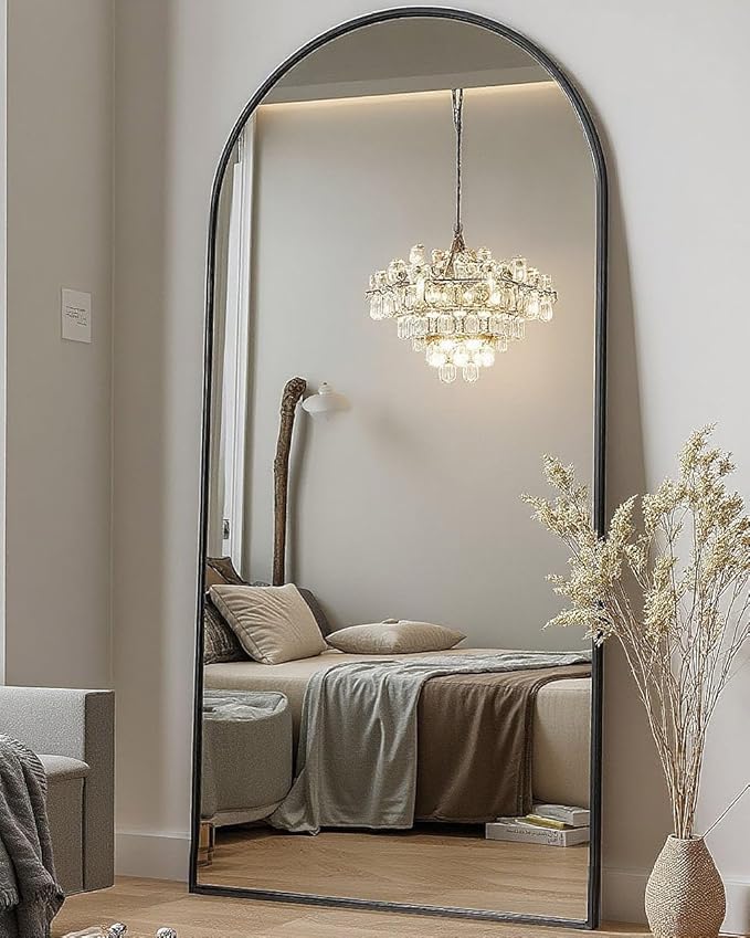 DMWOODFL 71"x26" Arched Full-Length Mirror