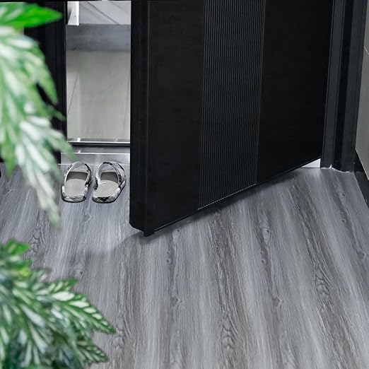 Wood Grain Peel and Stick Floor Tiles – 11.8” Width, Full Roll Length of 118" –