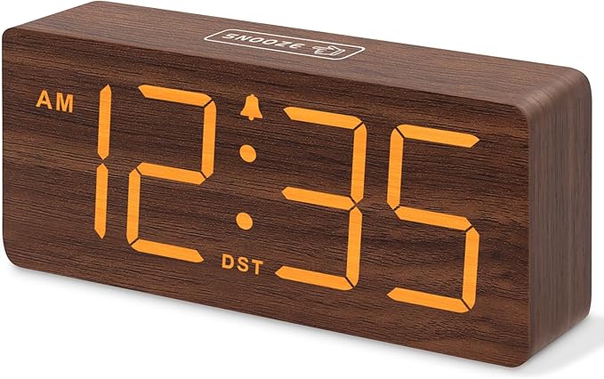 DreamSky Wooden Digital Alarm Clock