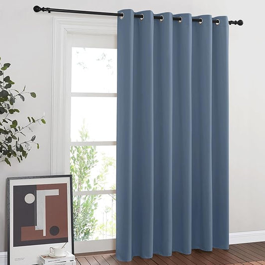 NICETOWN Blackout Stone Blue Curtain