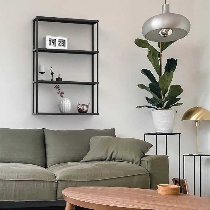 Mango Steam Wall-Mounted Steel Shelving Unit