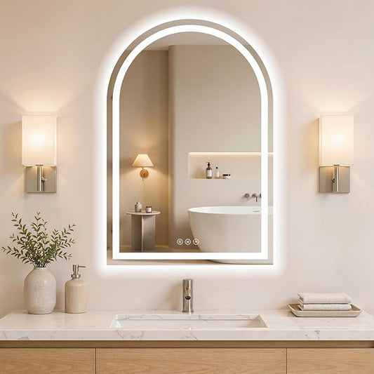 Arched LED Bathroom Mirrors
