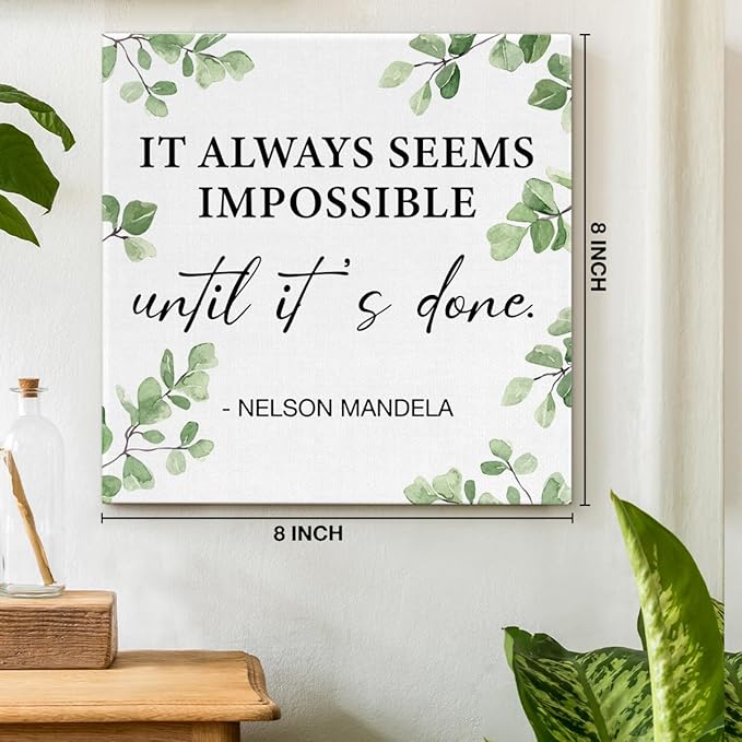 Inspirational Wall Art Motivational Painting Wall Decor