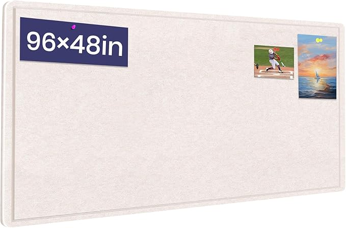 Extra Large Bulletin Board, 95 X 47 inches Cork Board