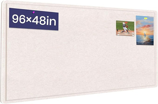Extra Large Bulletin Board, 95 X 47 inches Cork Board